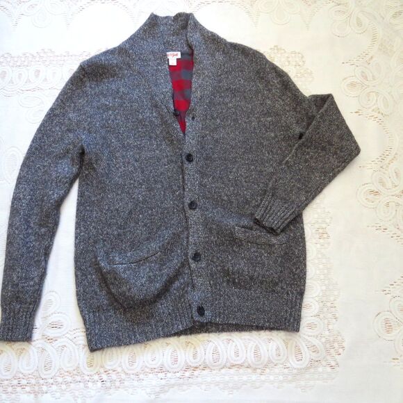 Cat & Jack Other - Cat & Jack Boy's Gray Cardigan Sweater L (12/14) GUC